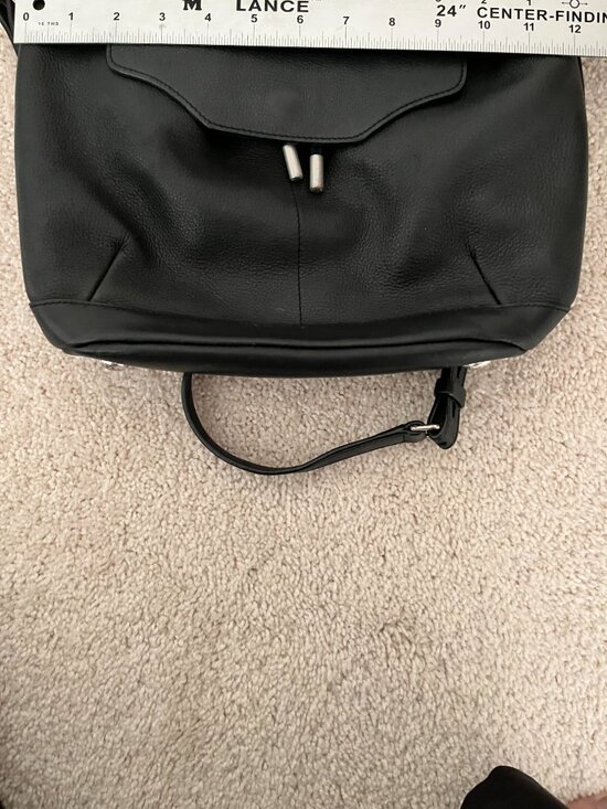 Rag and Bone Pilot Backpack in Black Leather and Silver Tone Hardware main image 14